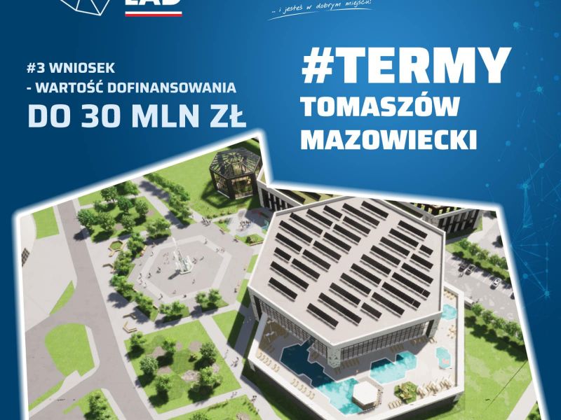 Na zdjęciu wizualizacja tomaszowskich term