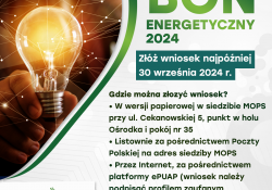 Bon energetyczny 2024 – wnioski już od 1 sierpnia 2024 roku