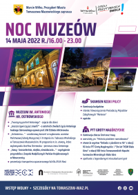 Już w ten weekend Noc Muzeów 2022. Serdecznie zapraszamy!