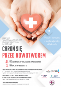 Chroń się przed nowotworem –  przyjdź na spotkanie profilaktyczne                              