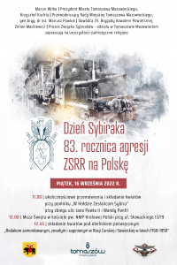 83. rocznica agresji ZSRR na Polskę i Światowy Dzień Sybiraka
